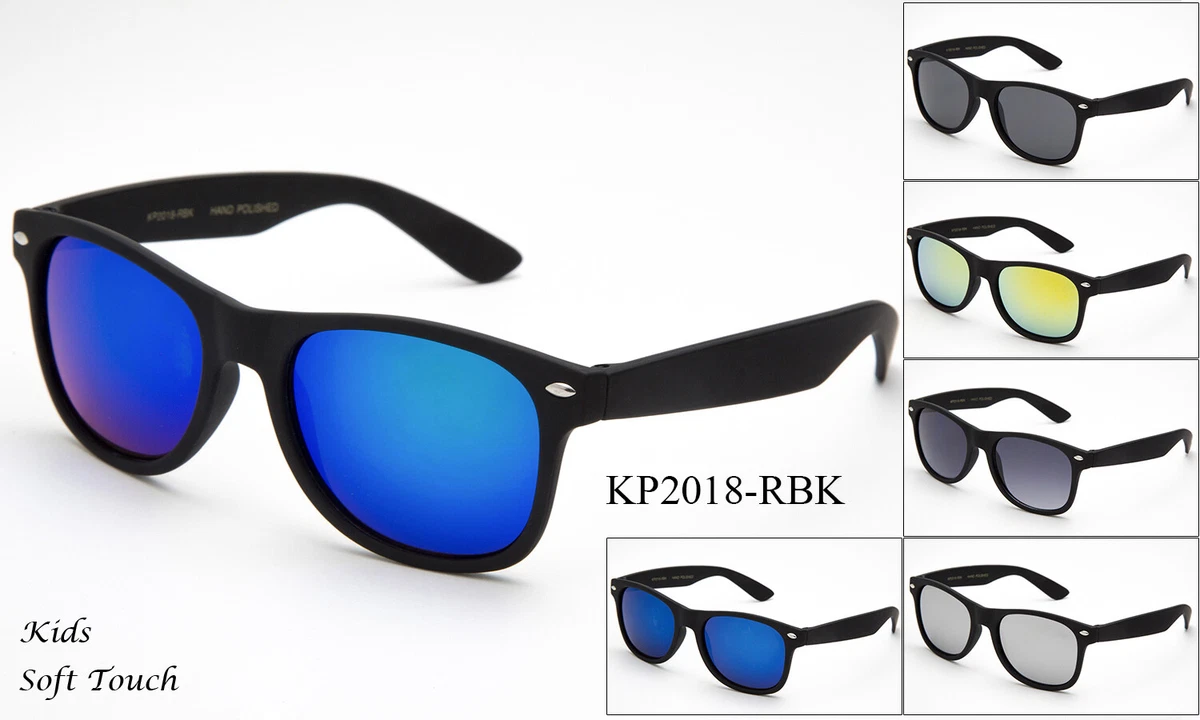Kids Retro Sunglasses Classic Boys Girl Vintage Frame Lead Free UV 100%