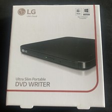 LG GP55EX70 Ultra Slim Portable DVD Writer with M-DISC Support - Black