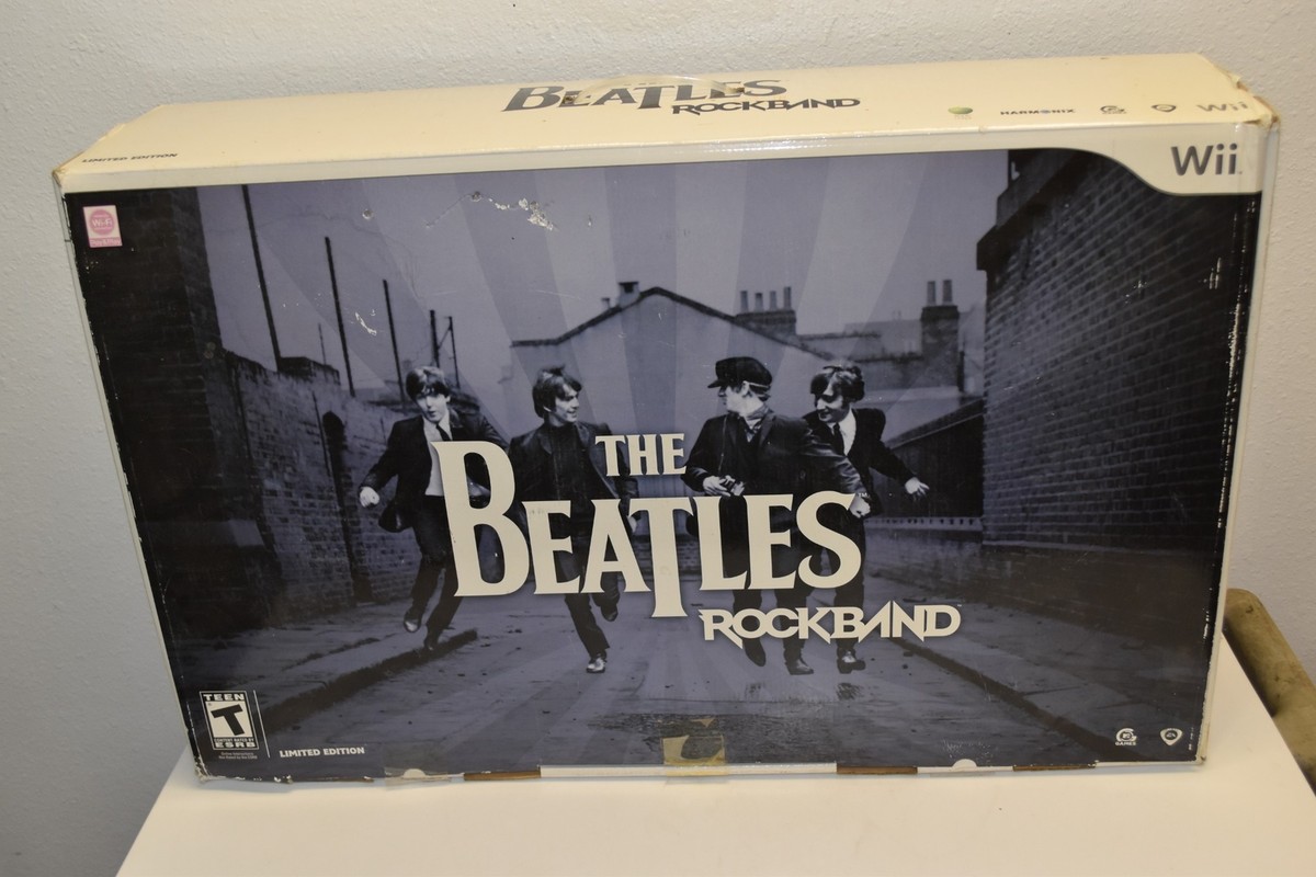 WII The Beatles Rockband LE Video Game SET + GRETSCH