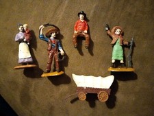 Safari Ltd 5 WILD WEST Figures 2006 PVC ANNIE OAKLEY