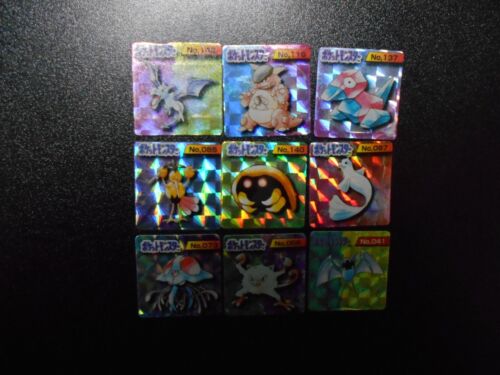 Pokemon Bros Mini Card Holo x9 Aerodactyl Porygon etc #3339 - Picture 1 of 16