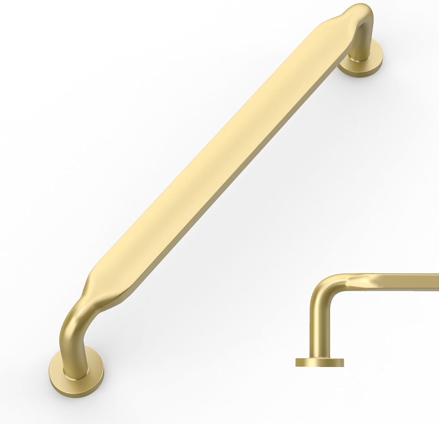 10 Pack Brushed Gold Cabinet Pulls 5 Inch(128Mm) Hole Centers Kitchen Cabinet Ha