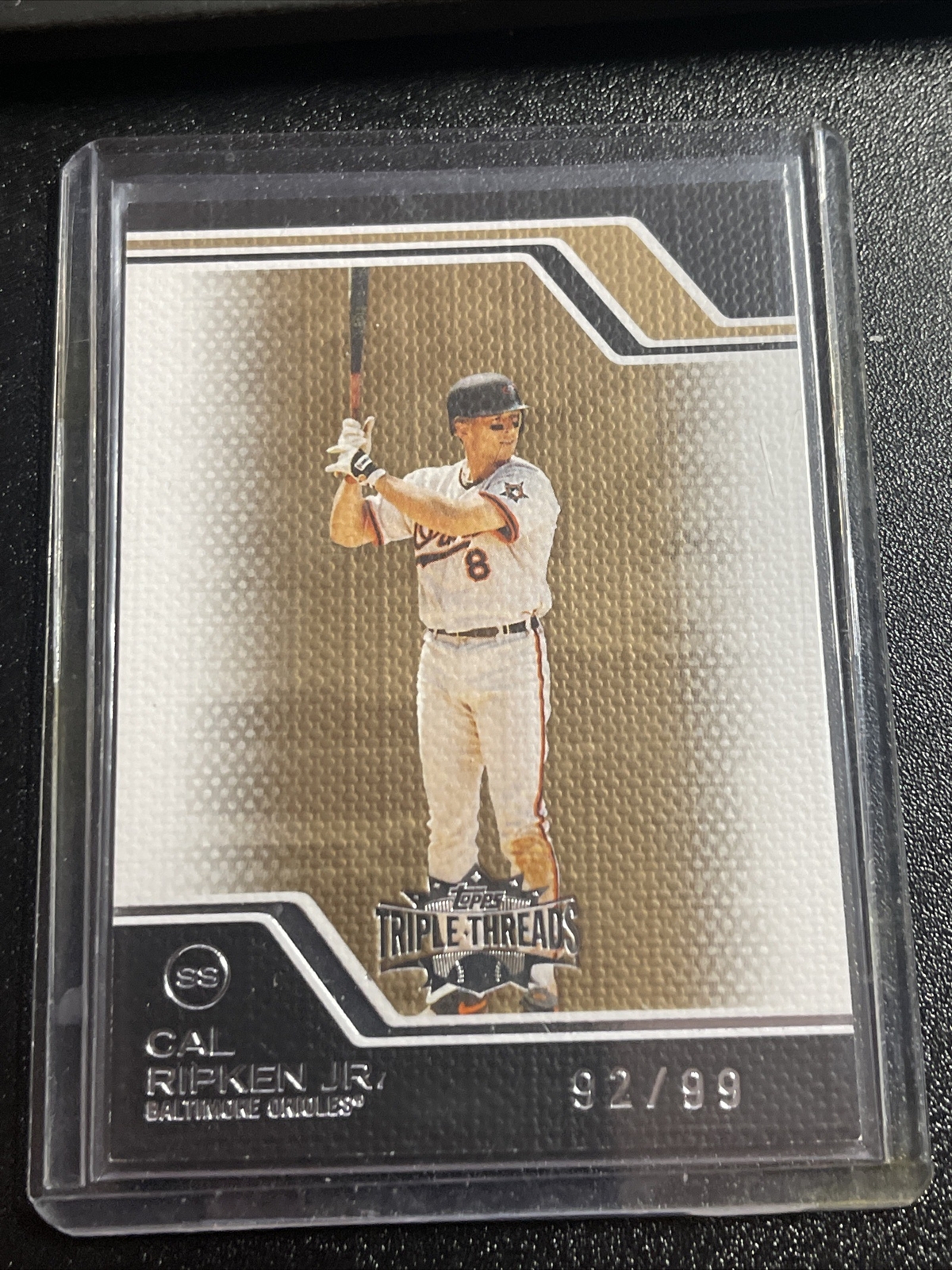 2008 Topps Triple Threads Cal Ripken Jr Gold /99 | eBay