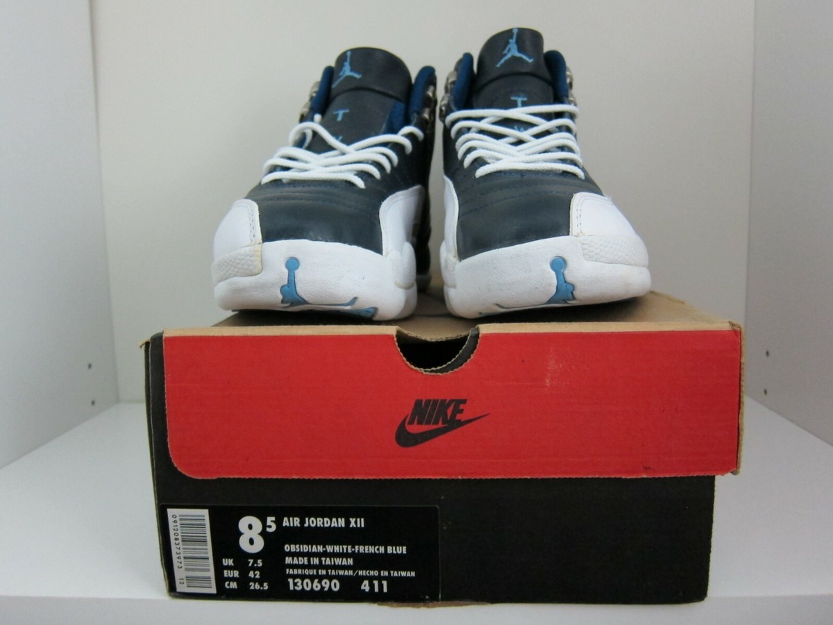 1997 Air Jordan 12 OG Obsidian - Men's Size 8.5 | eBay