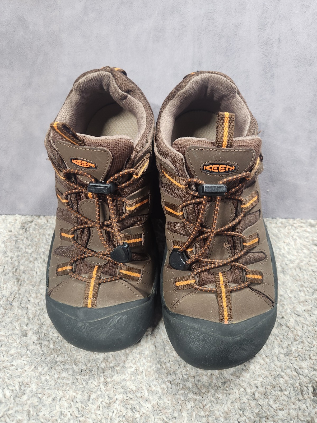 Keen Boots Uomo US 6 Marrone Pelle Toggle Pizzo Impermeabile Punta Acciaio Scarpe da Lavoro