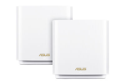 ASUS ZenWiFi XT8 Tri-Band Mesh Wi-Fi 6 System - White (Set of 2