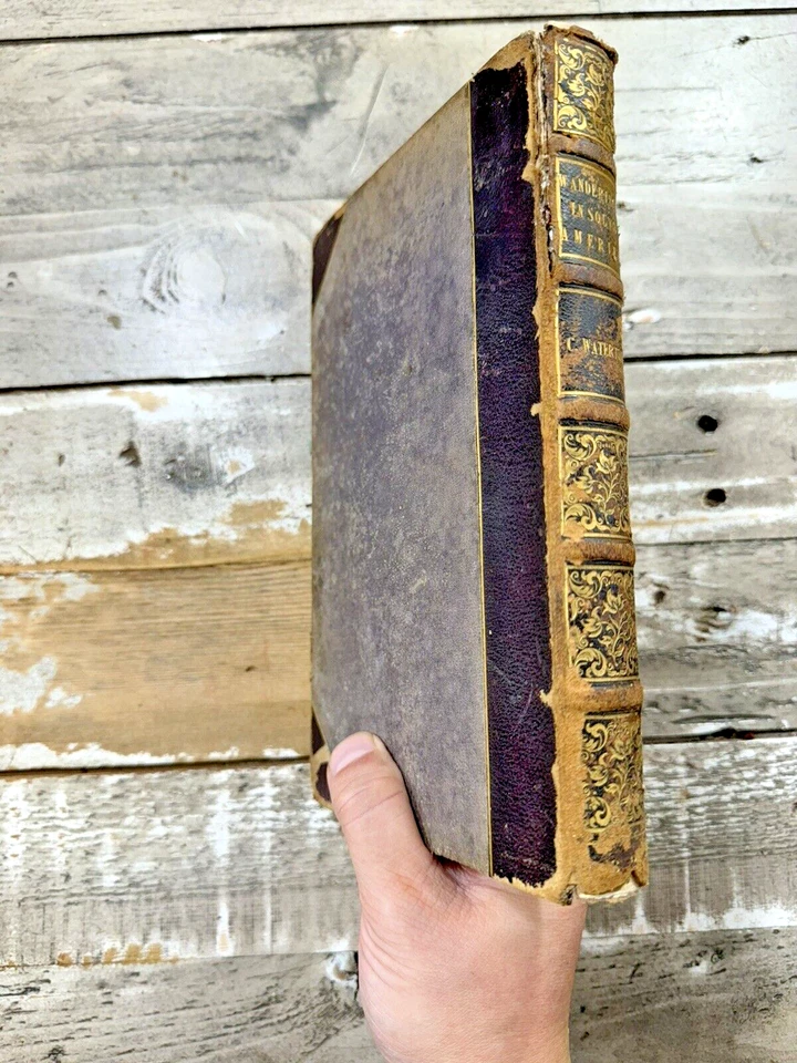 1828 Antique Exploration Book "Wanderings in South America" Illustrated - Image 2 of 4