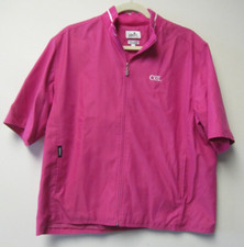 Ladies Ashworth Weather Systems Magenta Golf Jacket Size XL