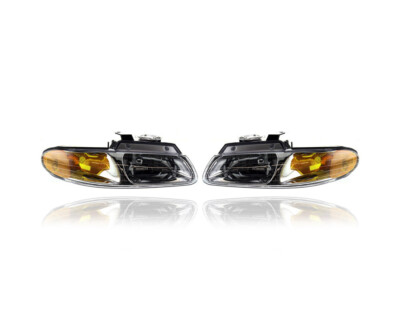 Headlight for 96-99 Caravan/Town & Country Halogen Pair 4857040AB 4857041AB