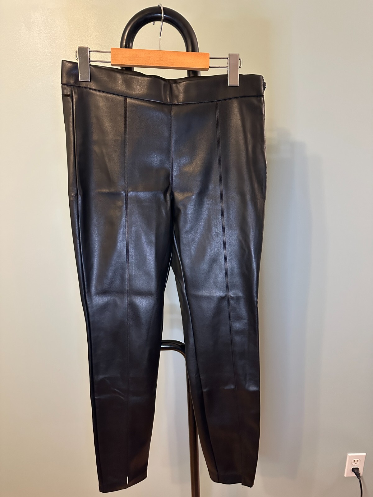 Zara Ladies Faux Leather Leggings eBay