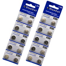 20 PCS LR43 AG12 386 LR1142 1.5V Alkaline Battery Watch Remote US Free shipping