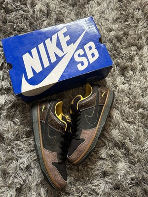 Size 10 - Nike Dunk Low Premium SB Yellow Curb