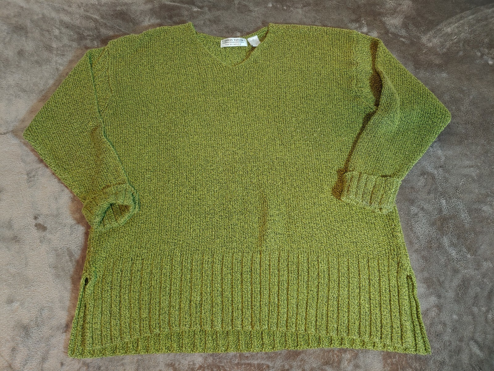 Carolyn Taylor Knit Sweater Green 