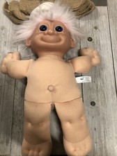 Vintage Russ Berrie  CO Troll Pink Hair Doll