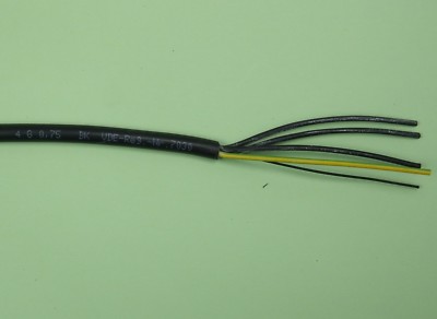 CLASSIC 110 BK Steuerleitung 4x0,75mm² Lapp Kabel 4G0,75 (1-100m)Schwarz 1119872
