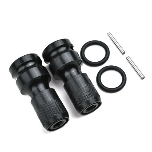 2x Hex Ratchet Socket Adapter Drive 1/2" Square To 1/4" Converter Impact Tool