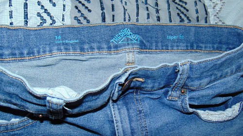 ThereAbouts Boys’ Taper Fit Jeans – Youth Size 14 | Classic Style & Comfy Fit - Picture 3 of 11