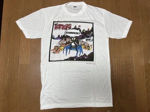 T-shirt The Meteurs Psychobilly Band - Blanc Unisexe, Neuf Avec étiquettes