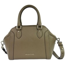Valentino Dallas Leather Bag Handbag Shoulder Bag Tote Bag Fango New