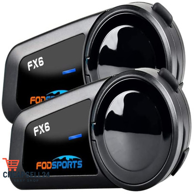 Bluetooth Intercom für 6 Fahrer HD-Lautsprecher 1000m Reichweite