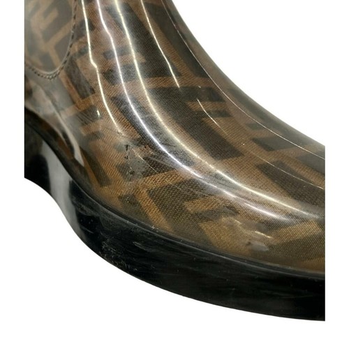 Fendi Women's Zucca Pattern Rain Boots 38 f24c2780a9bcaaad96a623967136cdce - Picture 7 of 8