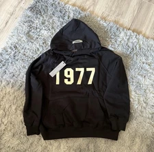  Fear of God Essentials Hoodie Iron 1977  Size Small