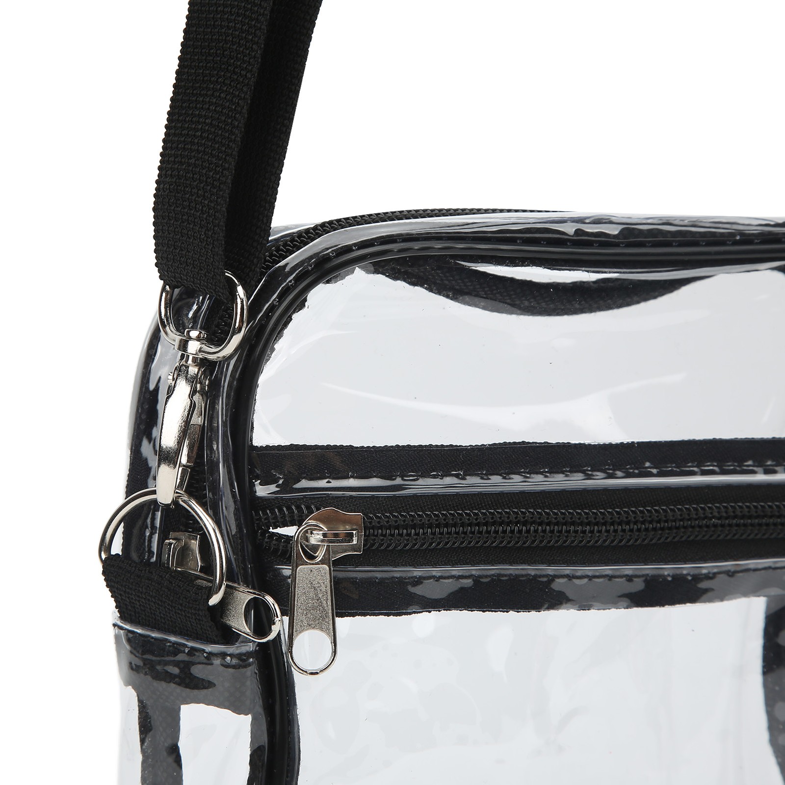 Clear Messenger Bag Stadium Approved Transparent PVC Shoulder Bag For Work
