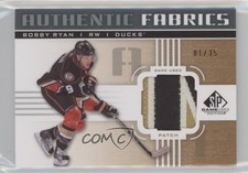 2011-12 SP Game Used Edition Authentic Fabrics 1/35 Bobby Ryan #AF-RY Patch 17uj