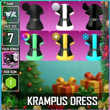 World Zero WZ - 7 PACK - KRAMPUS DRESS - XMAS PACK BONUS: ANTI SLEIGH
