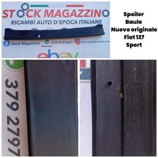 Trunk Spoiler New Original Fiat 127 Sport Lll Series Trunk Spoiler New Original Fiat 127 Sport Lll Series
