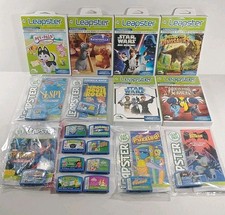 Leap Frog Leapster Learning Game System Cartridges Lot Bundle Of 19 Games