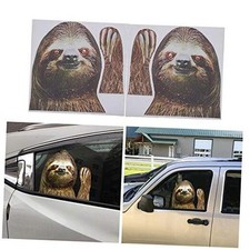 Sloth Car Side Window Decal Vinyl Sticker Perforated Funny Car Window Decal