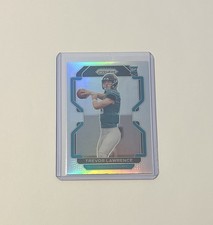 Trevor Lawrence 2021 Prizm Variation Silver Holo Prizm Rookie Card Jaguars. rookie card picture