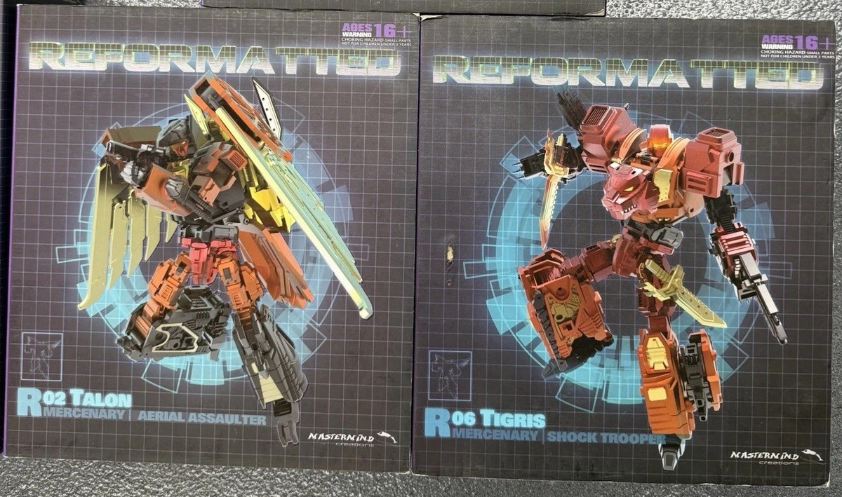 MMC マスターマインドクリエイション　ホワール　トランスフォーマー　MTMTE Mastermind Creation Reformatted R02+R06 TALON+TIGRIS MMC PREDAKING