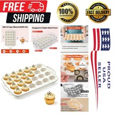 Multi-Functional Silicone Mini Muffin Pan - Perfect for Baking Delights