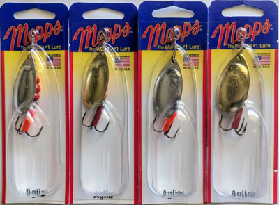 4 - Mepps  Aglia Spinner - 1/3 oz. - Two Popular Colors!  FREE SHIPPING