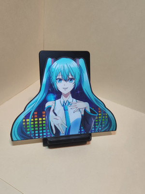 Hatsune Miku Waifu 3D Lenticular Motion Car Sticker Decal Peeker