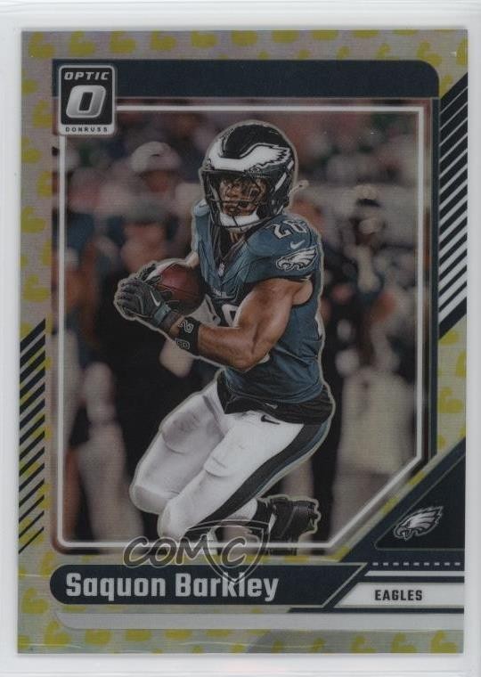2024 Panini Donruss Optic Flex Prizm 142/149 Saquon Barkley #159 0w27