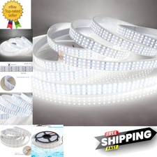 16.4ft Super Bright Triple Row Led Strip Lights Daylight White 6000k Dc12v 1...