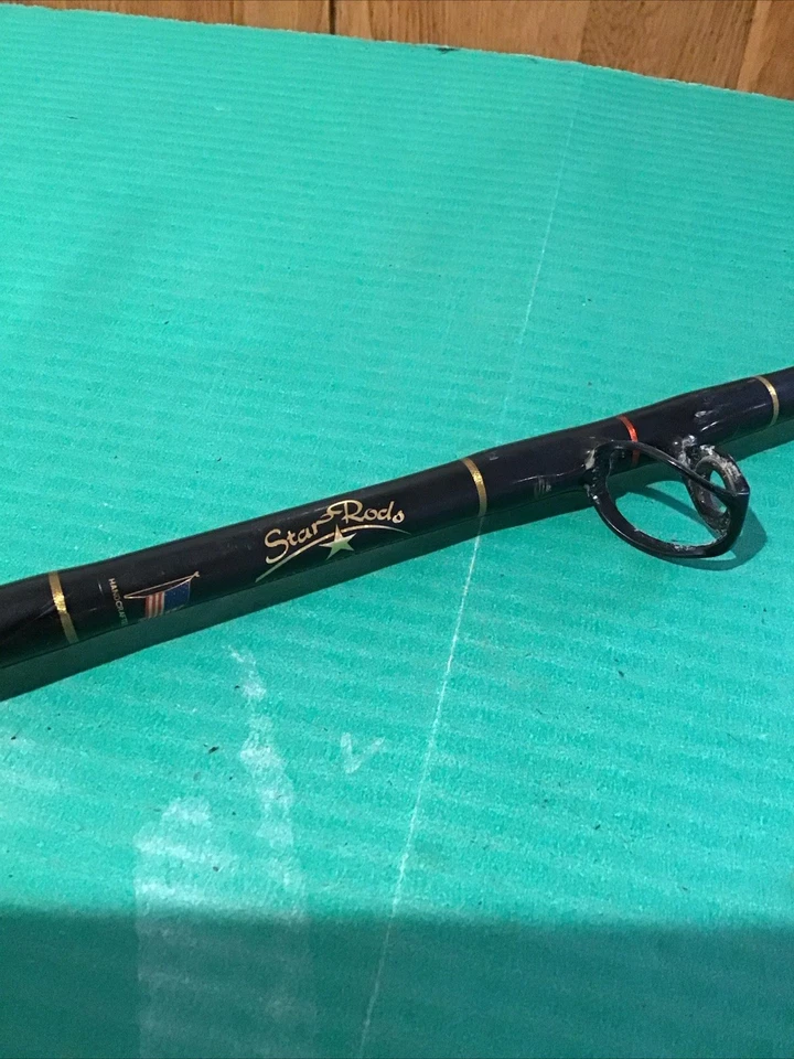 Star Rods B30/80HC 1pc 30-80lb Stand Up Roller Fishing Rod Made USA Hand Crafted - Image 2 of 4