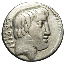 R&ouml;mische Republik L. Titurius L.f. Sabinus AR Denar (89 v. Chr.), Gens Tituria