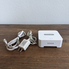 Sonos Bridge White Sonos Wireless Network BRIDGE W/ Power  Ethernet Cables