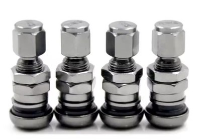 RAYS VOLK RACING VALVE STEMS GREY FORGED ALUMINUM WHEEL RIM UNIVERSAL JDM