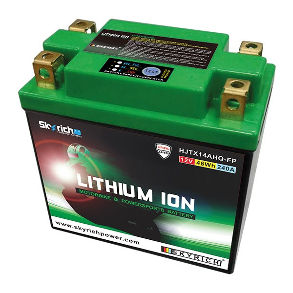 Motorcycle Battery SKYRICH KAWASAKI KVF B Prairie 4x4 360 from 2003 to 2010