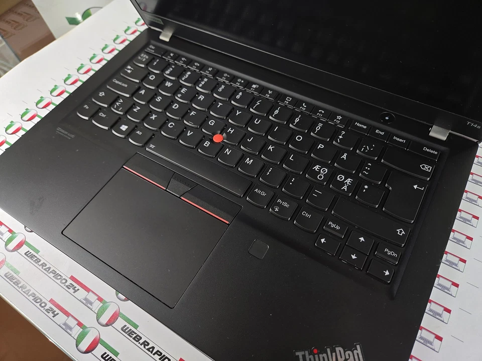NOTEBOOK LENOVO THINKPAD T14 14" AMD RYZEN 5 PRO 4650U 16GB RAM SSD 256GB WIN11 - Immagine 3 di 4