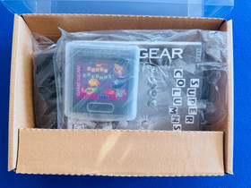 Sega Game Gear Console SUPER COLUMNS BUNDLE VARIANT  CIB Complete + Protector !