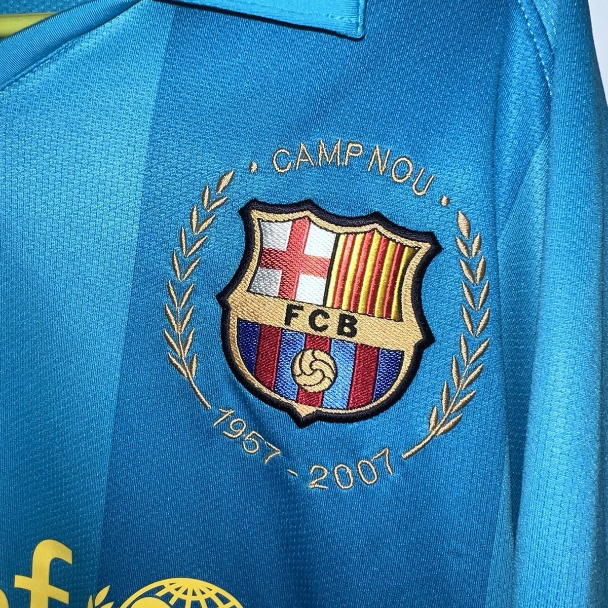 FC Barcelona Thierry Henry Jersey Mens XL Blue Nike 2008 2009