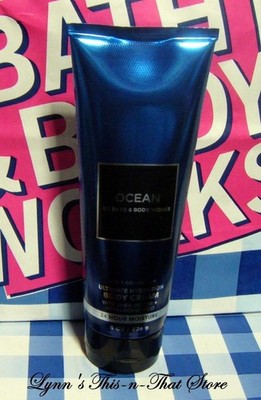 BATH & BODY WORKS Men's Body Cream Full Size 8oz OCEAN New (U/5145)
