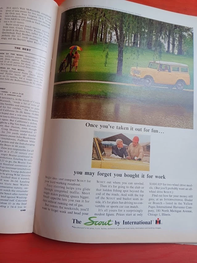 Sports Illustrated, 12 de octubre de 1964 Dick Butkus Foto 2 de 3