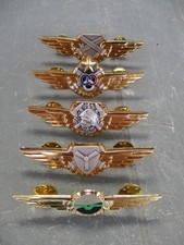 Rare lot 5 insignes militaires brevets ALAT Pilote Simulateur Armée Hélicoptère